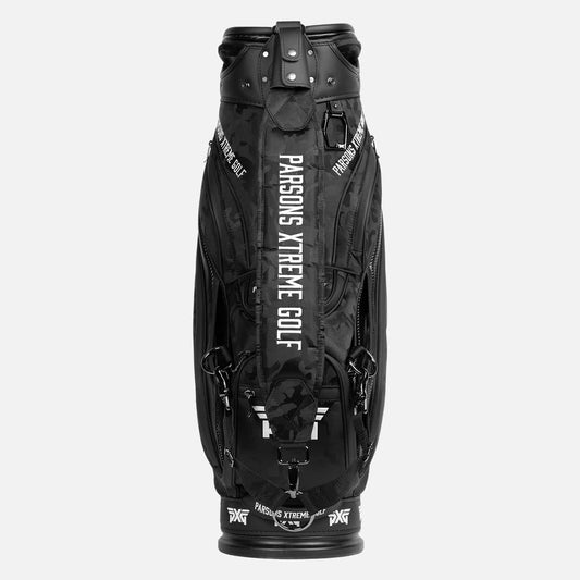 2022 Jacquard Woven Fairway Camo Tour Bag - Black - PXG