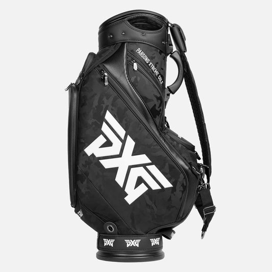 2022 Jacquard Woven Fairway Camo Tour Bag - Black - PXG