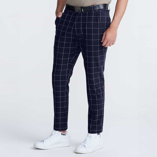 Men's Windowpane Slim Trousers - PXG