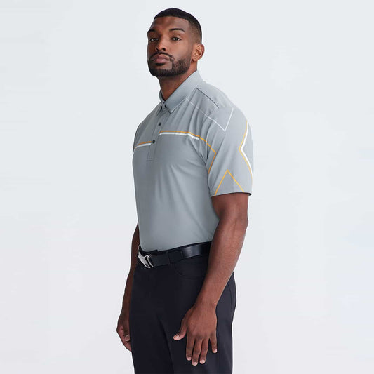 Men's X Sleeve Texture Polo - PXG