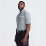 Men's X Sleeve Texture Polo