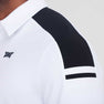 Men's Long Sleeve Knit Shoulder Panel Polo