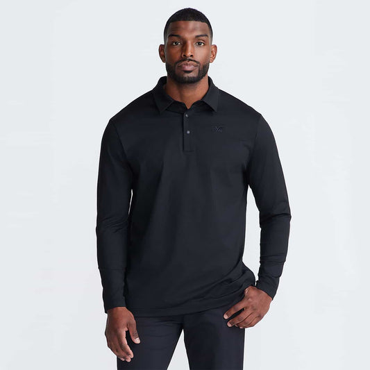 Men's Long Sleeve Seamed Back Polo - PXG