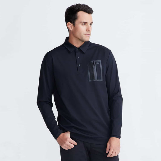 Men's Long Sleeve Performance Pocket Polo - PXG