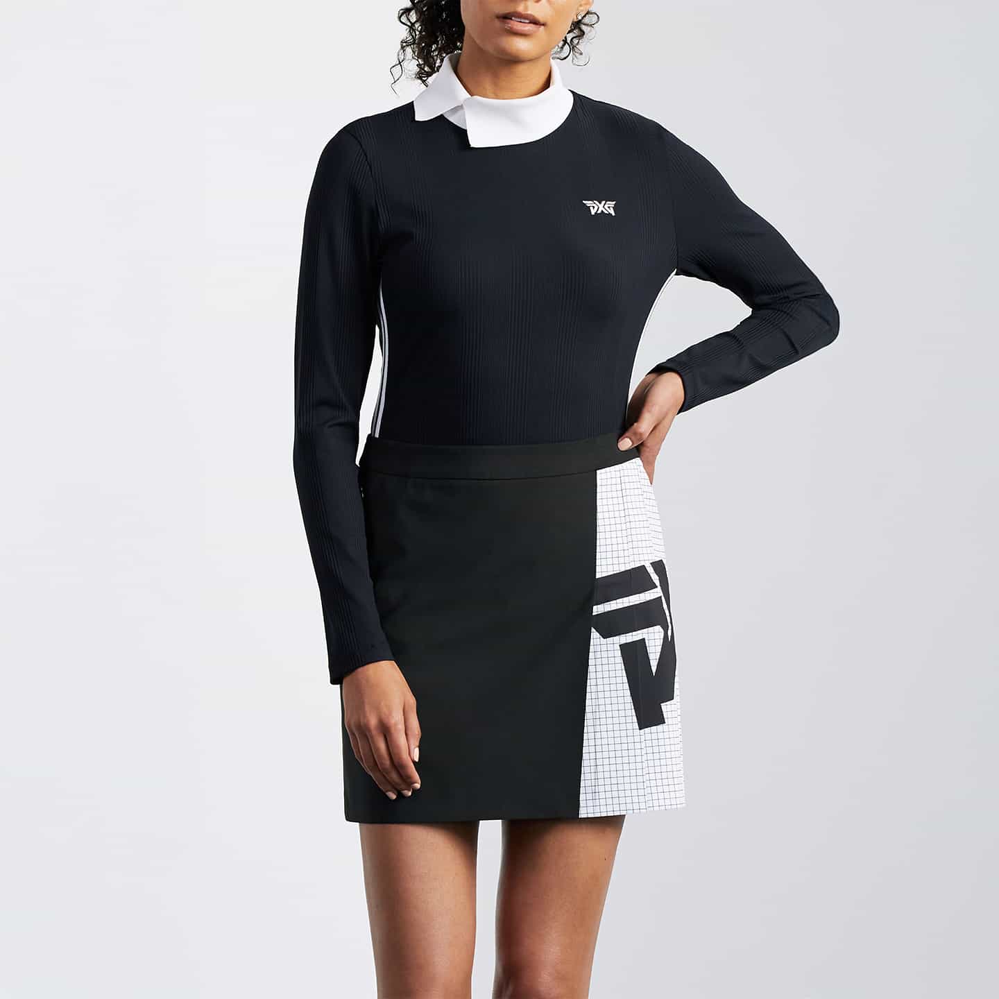 Women's Big Logo Pleated Skirt