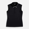 Women's Sleeveless Logo Tape Collar Polo