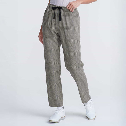 Women's Prince Of Wales Drawstring Trousers - PXG