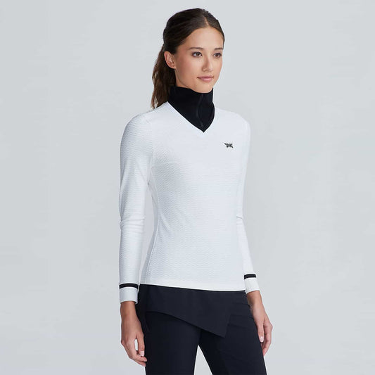 Women's Two-In-One Textured 1/4 Zip - PXG