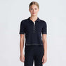 Women's Extended Placket Flair Polo