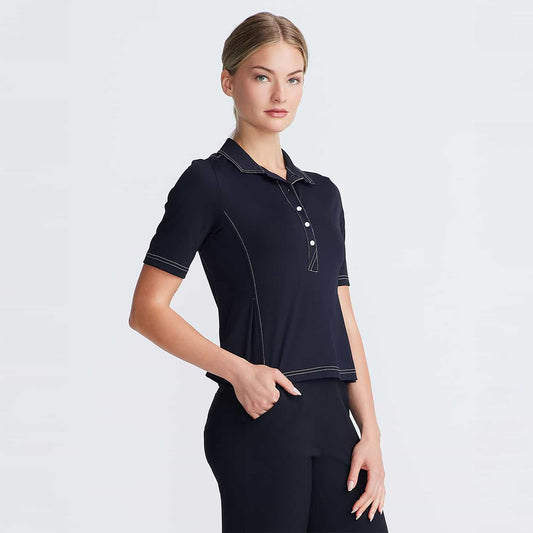 Women's Extended Placket Flair Polo - PXG