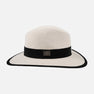 Striped Brim Fedora Hat