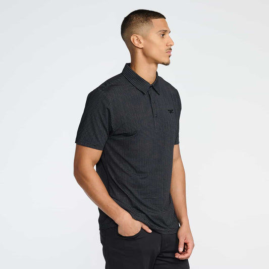 Men's Crisscross Print Polo - PXG