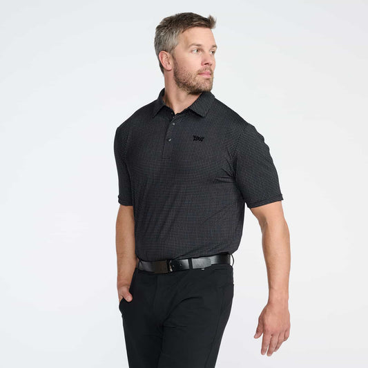 Men's Crisscross Print Polo - PXG