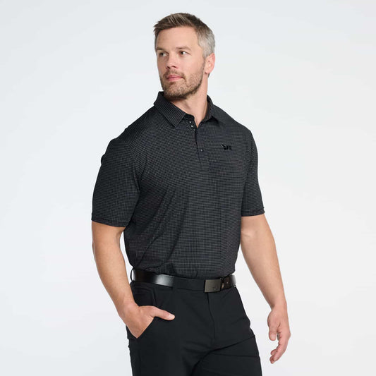 Men's Crisscross Print Polo - PXG