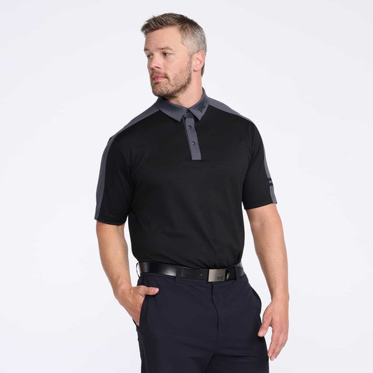 Men's Comfort Fit Short Sleeve Shoulder Trim Polo - PXG