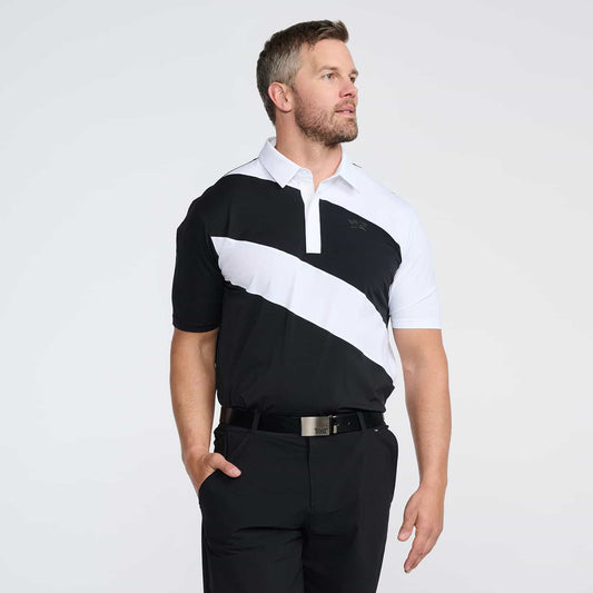 Men's Diagonal Stripe Polo - PXG