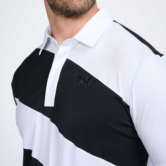 Men's Diagonal Stripe Polo - PXG