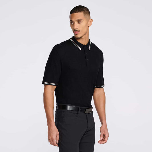 Men's Multi-Logo Jacquard Knitted Polo - PXG