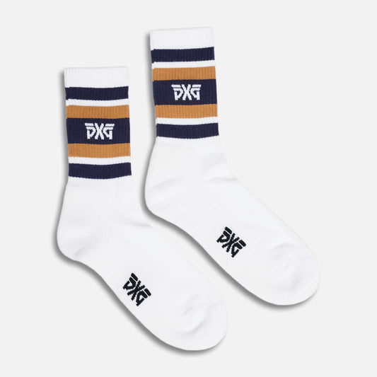 Men's Multi-Stripe Crew Socks - PXG