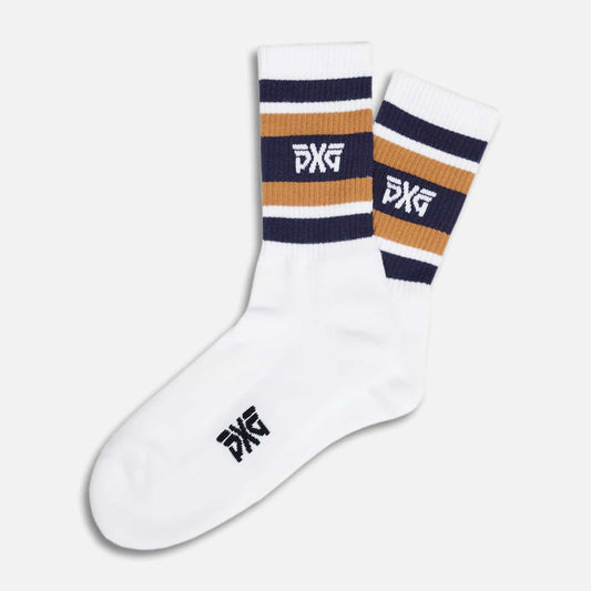 Men's Multi-Stripe Crew Socks - PXG