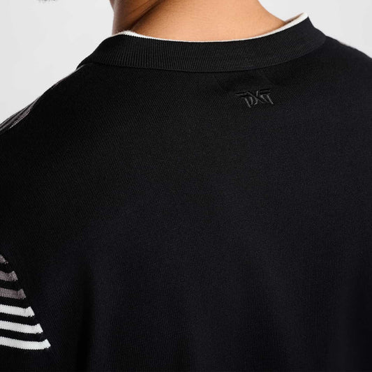 Men's Multi-Striped V-Neck Sweater - PXG