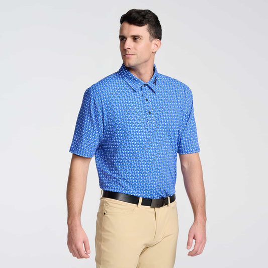 Men's Tour Crossed Driver Polo - PXG