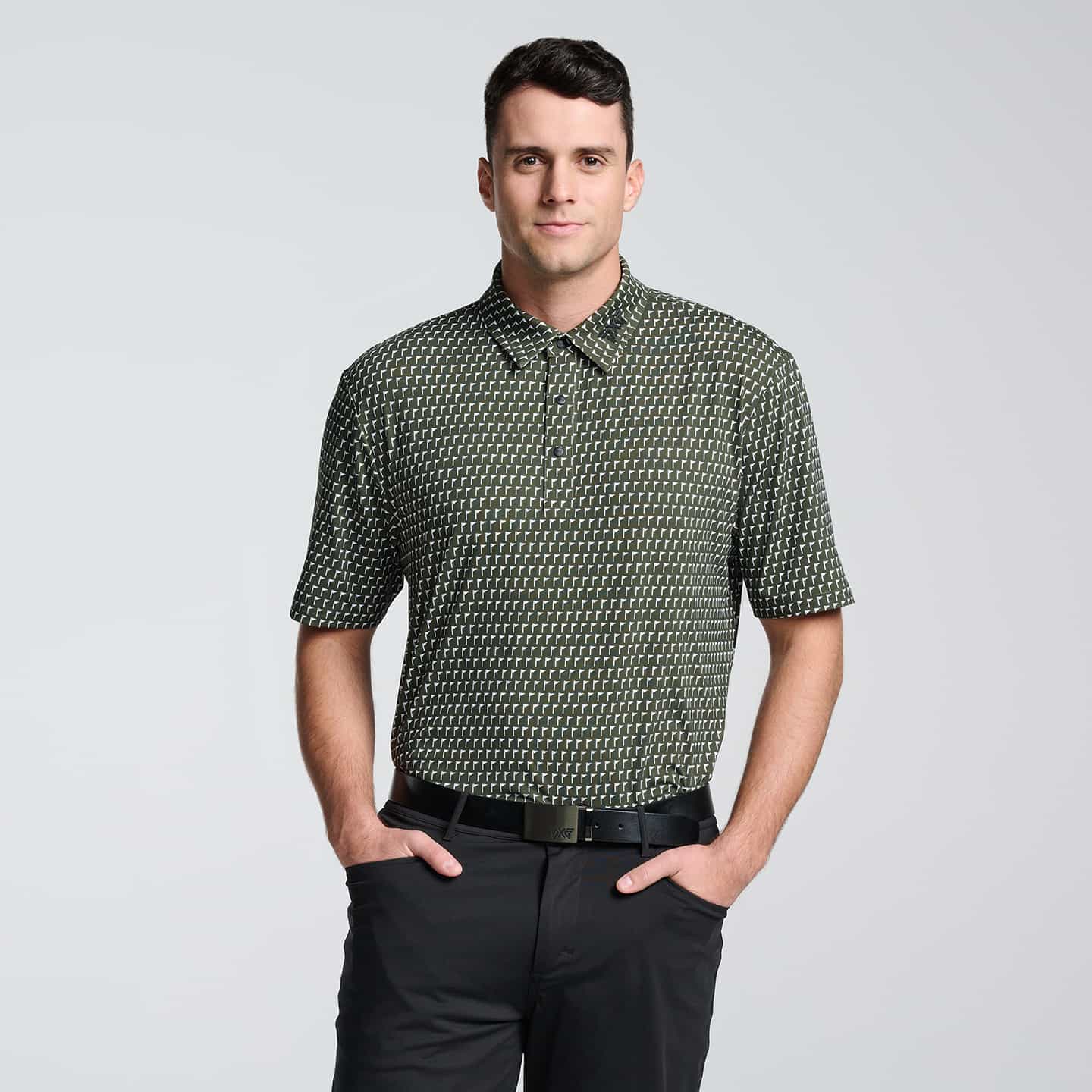 Men's Tour Pin Flag Polo