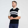 Men's V-Neck Color Block Knitted Vest