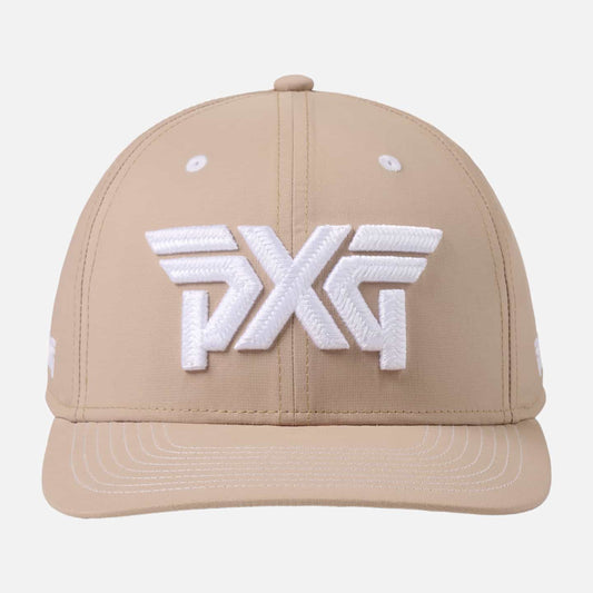 6 Panel Structured Low Crown Snapback - Warm Sand - One Size - PXG