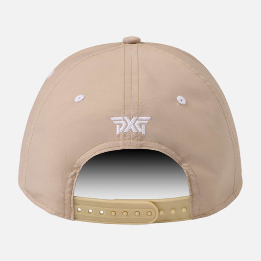 6 Panel Structured Low Crown Snapback - Warm Sand - One Size - PXG