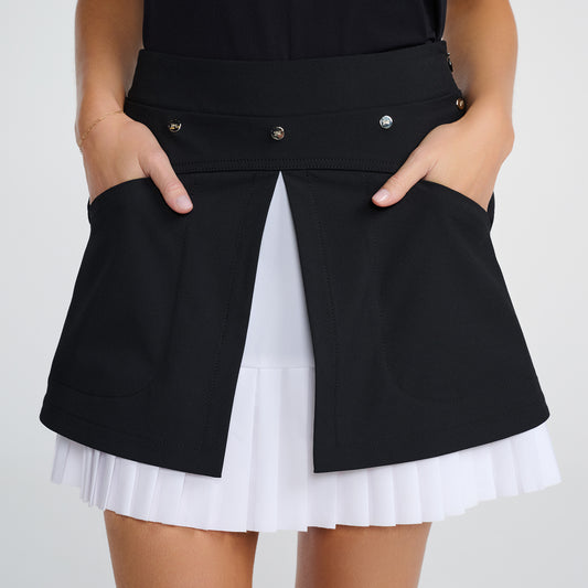 Women's Apron Pleated Skirt - PXG