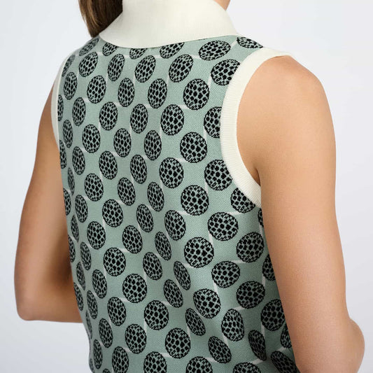 Women's Golf Ball Motif Sleeveless Top - PXG