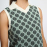 Women's Golf Ball Motif Sleeveless Top