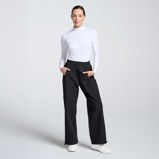 Women's Perforated Logo Wide Leg Trouser - PXG