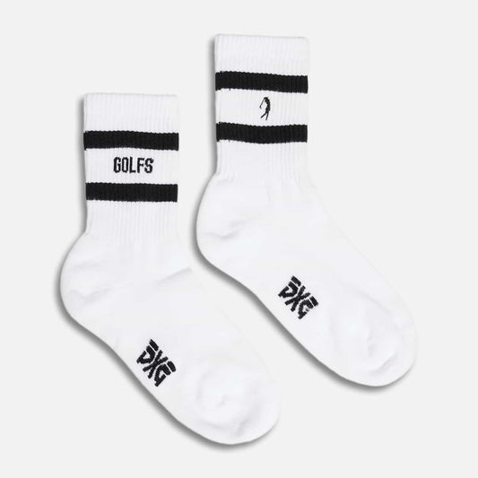 Women's #Shegolfs Crew Socks - White - One Size - PXG