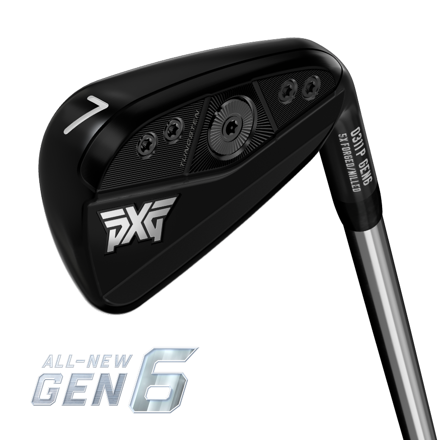 PXG GEN6 0311 P アイアン6本set(5-Pw)ブラック RH LH [5P]MCI BLACK60 ...