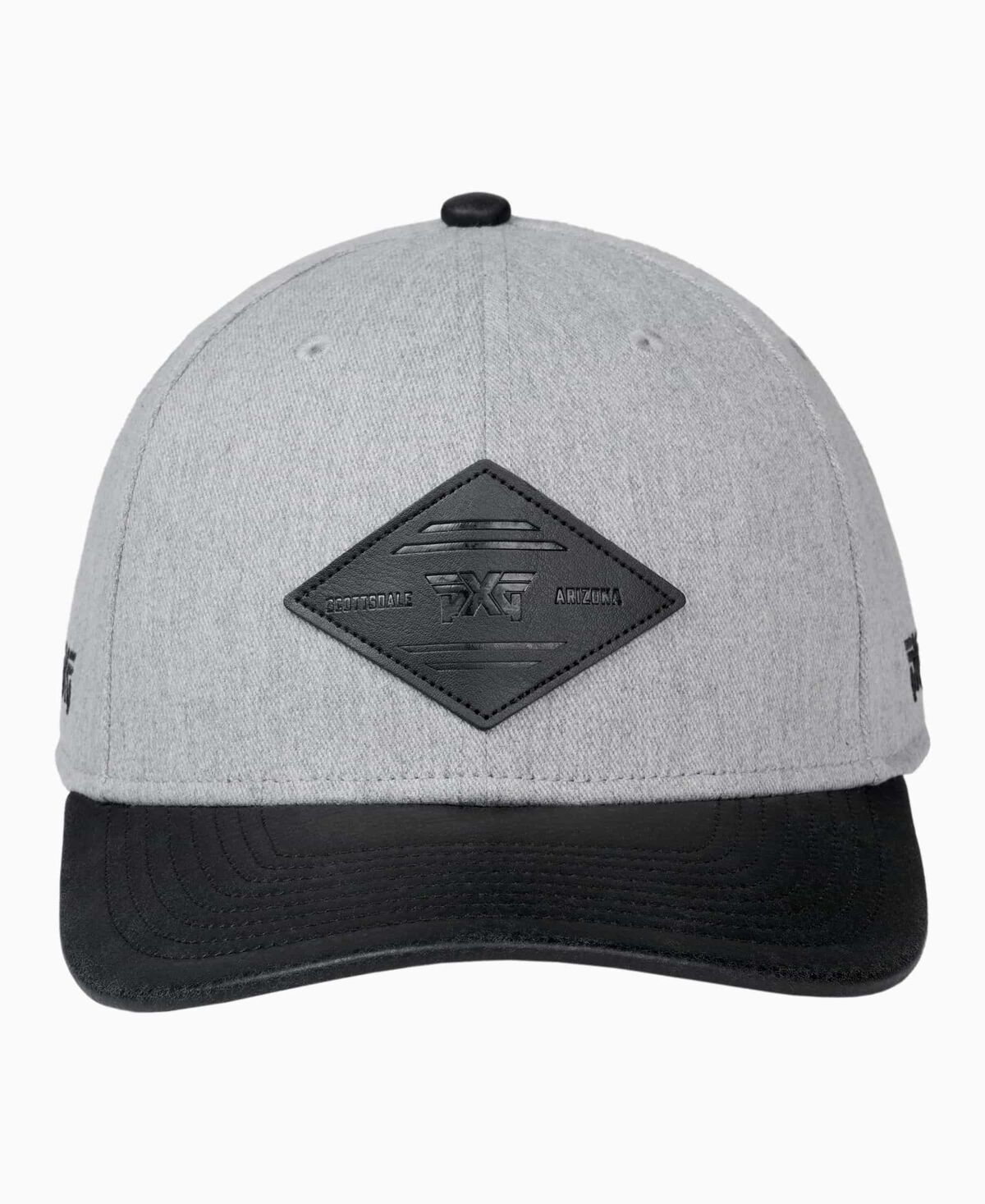 Diamond Patch Hat Snapback Hat - Grey - One Size 