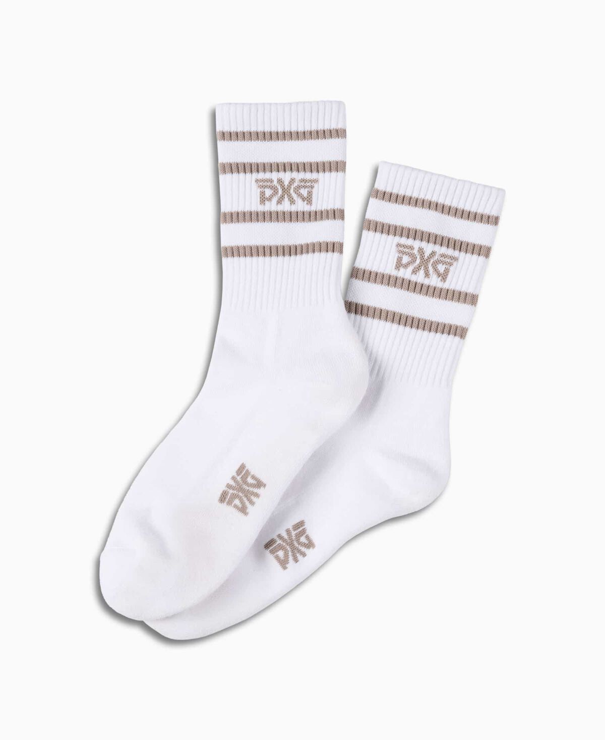 Mi-chaussettes à rayures pour hommes 