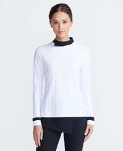 Women's Asymmetric Mock Neck Pullover 