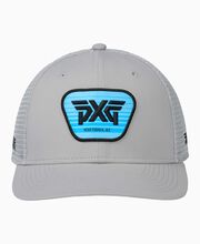 Scottsdale Trucker Snapback Hat - Grey/Blue Logo - One Size Grey