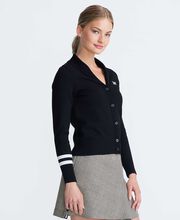 Women's Rolled Collar Cardigan 