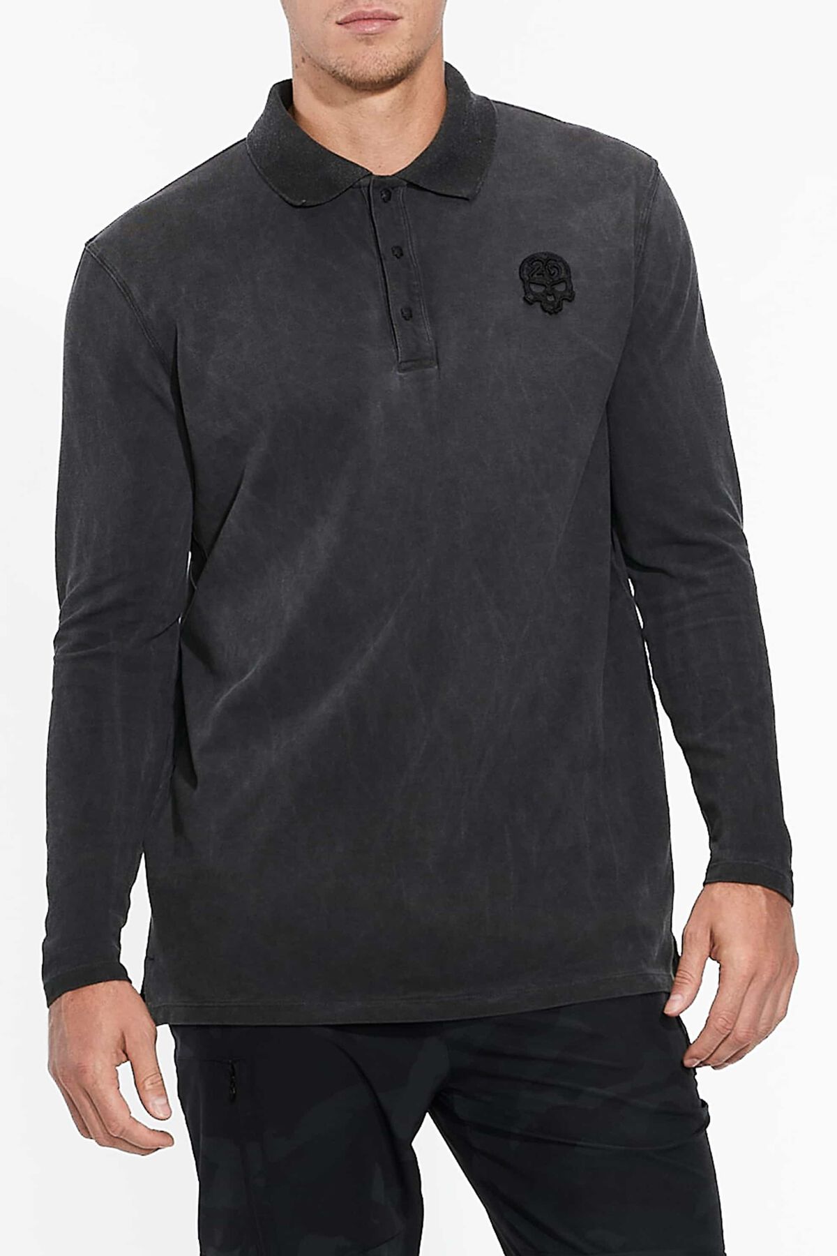 Darkness Pique Long Sleeve Polo  Shop the Highest Quality Golf Apparel,  Gear, Accessories and Golf Clubs at PXG