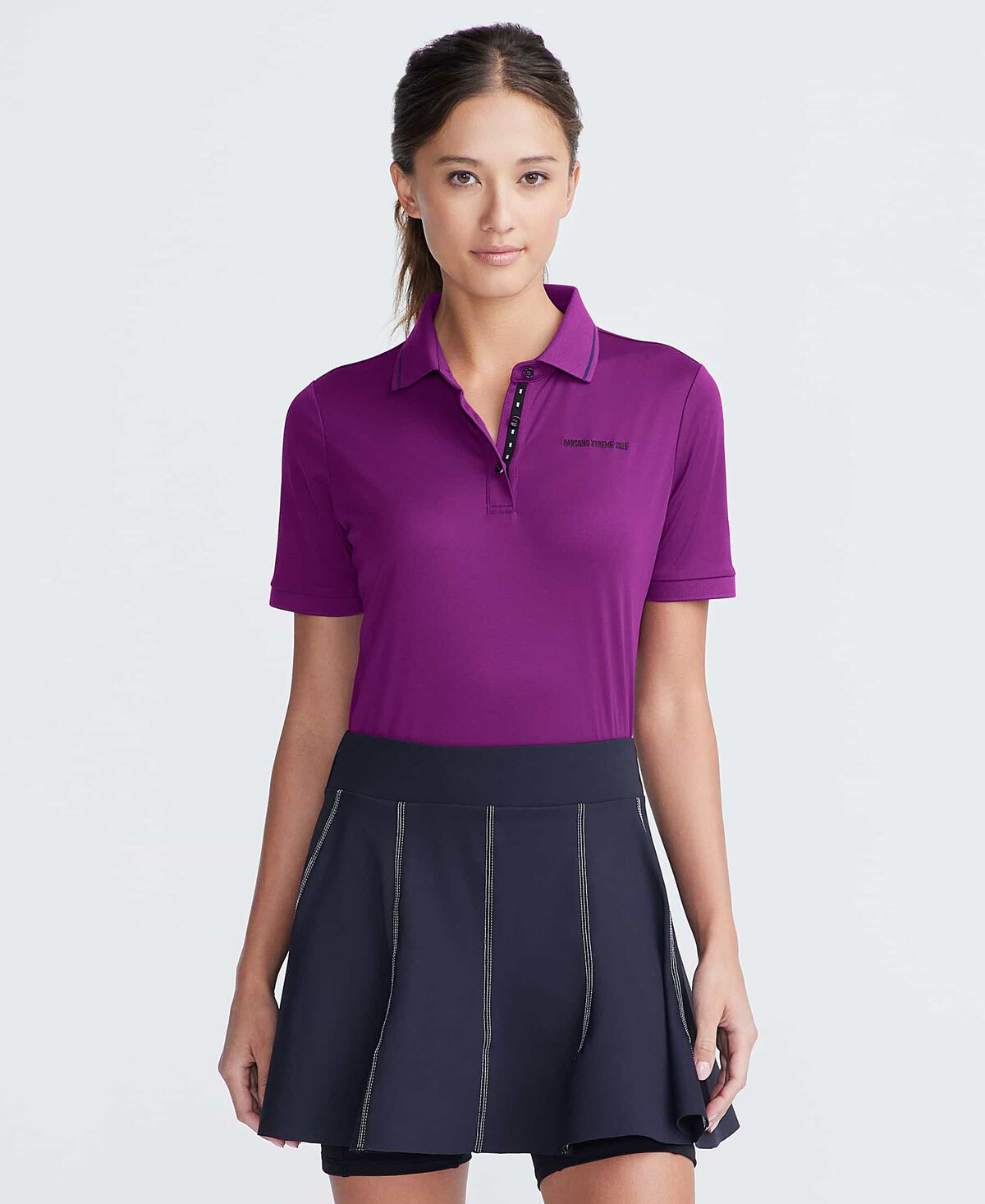 Women's Classic Ribbed Collar Polo 