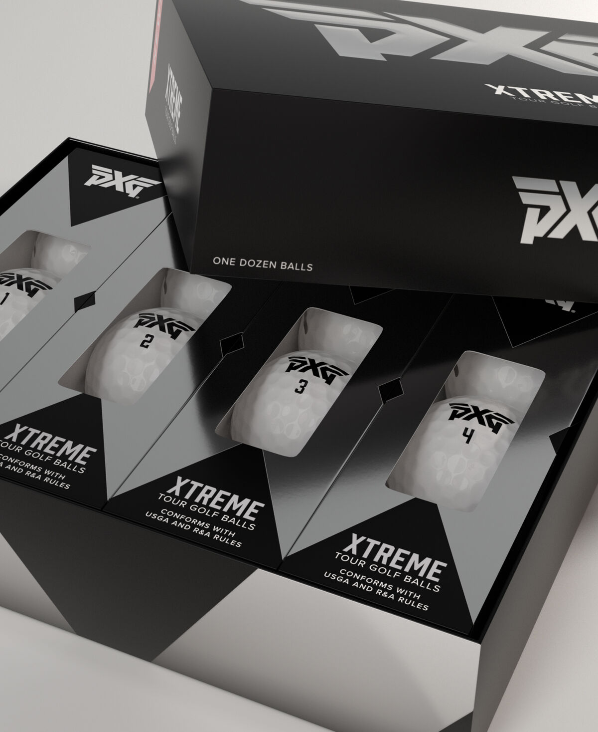 Xtreme Tour Golf Ball - White - Dozen White