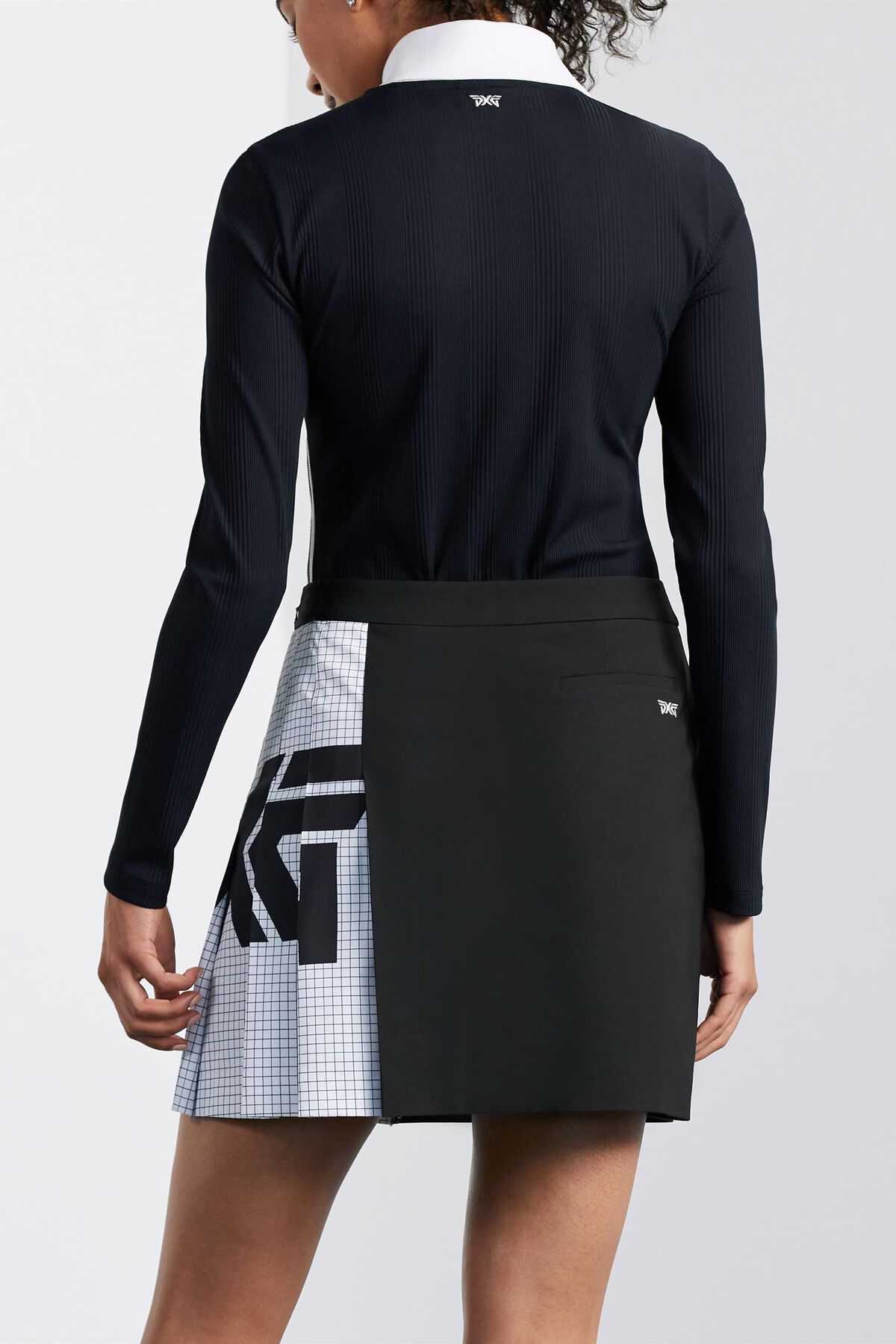 PXG Women's Big Logo Color Block Pleated Skirt | Size Small
