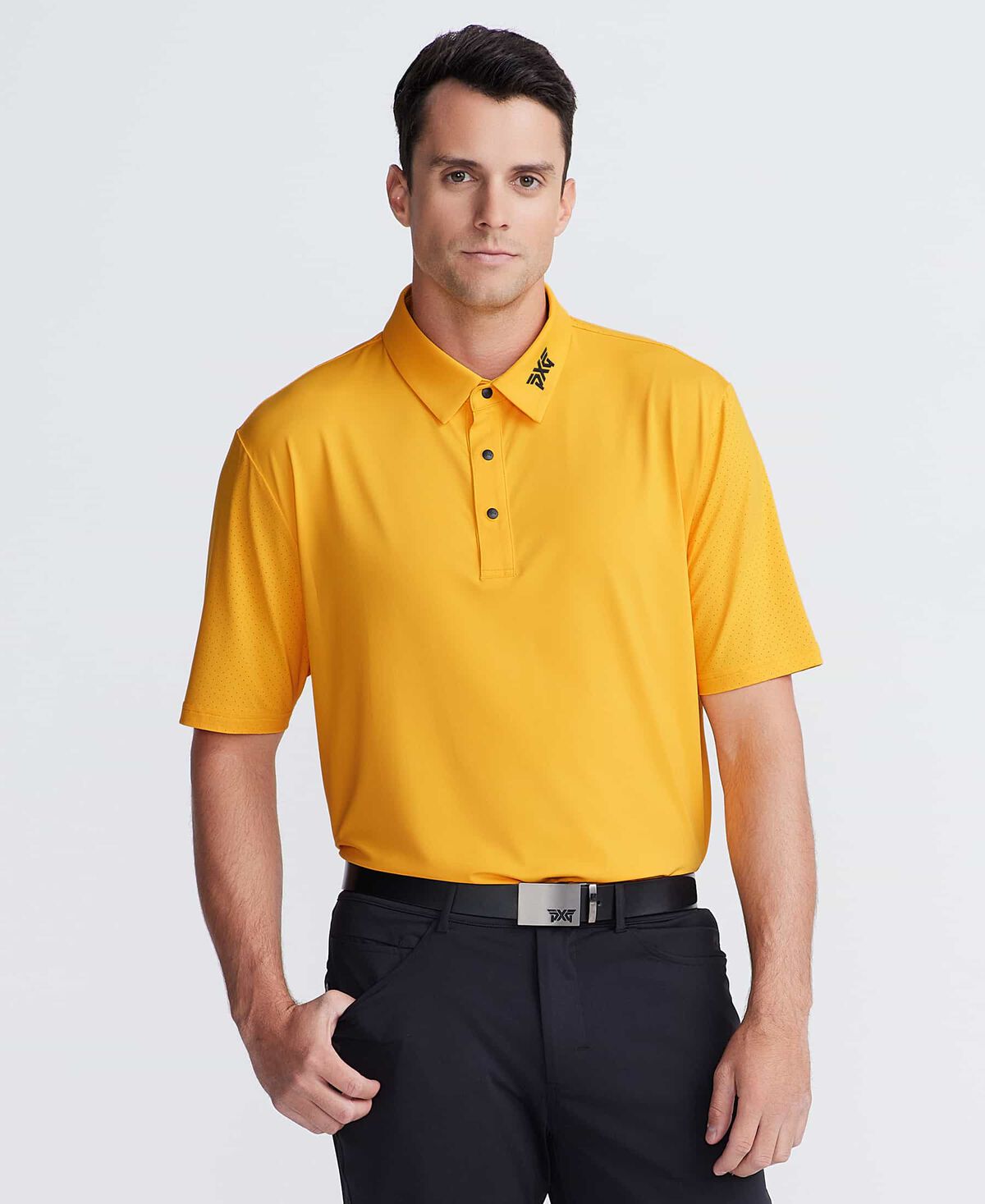 Men's Comfort Fit Perforated Polo 