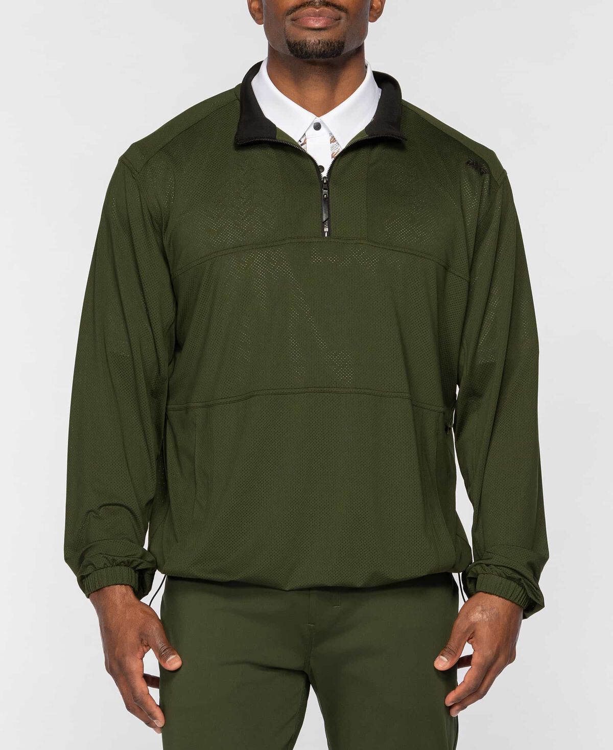 Buy Men's Perforated Jersey 1/4 Zip Pullover