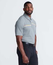 Men's Comfort Fit X Sleeve Texture Polo 