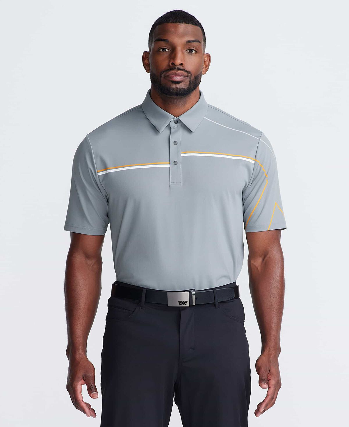 Men's Comfort Fit X Sleeve Texture Polo 