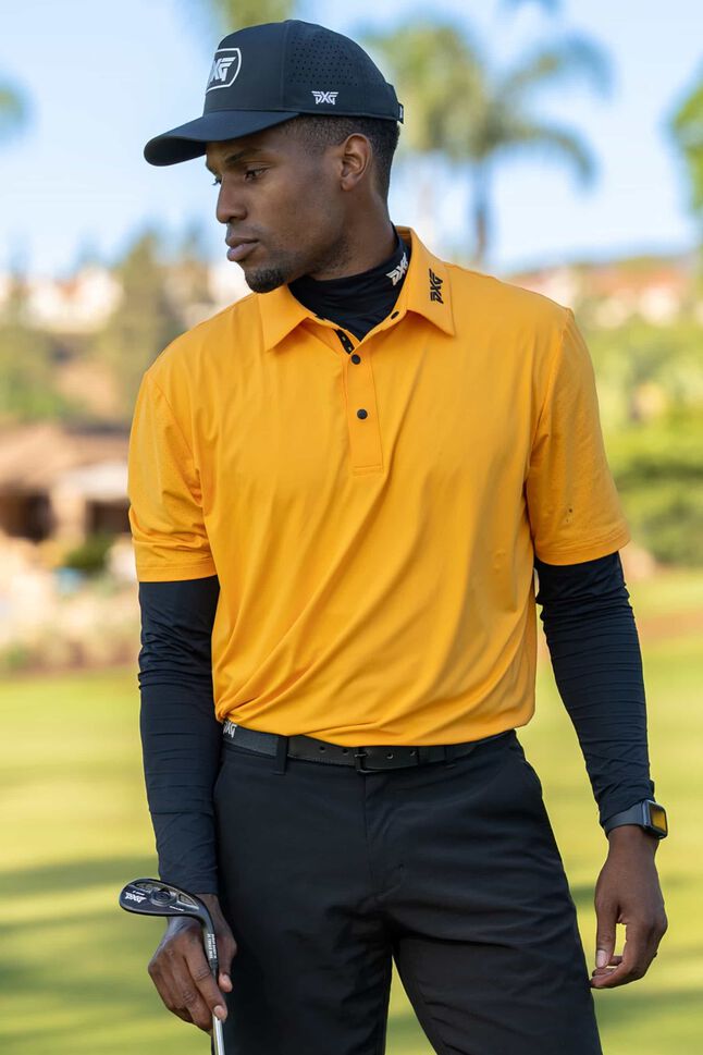 Men's Comfort Fit Perforated Polo